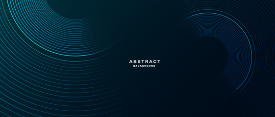 Minimal abstract background with concentric circular lines
