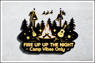 Pine Trees & Fire Dreams
Starry Night, Warm Fire
Acoustic Flames in the Forest
Glow Up the Camp Life