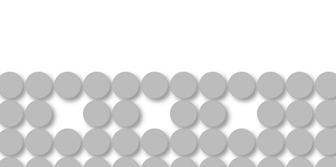 Seamless pattern of grey polka dots with transparent background. suit Kurt digital design motif colorful wallpaper illustration, traditional design. wall decorated gray mosaic tiles texture background