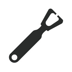 Classic Beer Opener Tool Vector Art Illustration