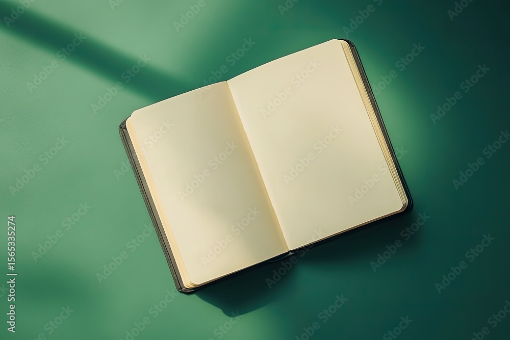 Poster high resolution picture of notebook isolate with background