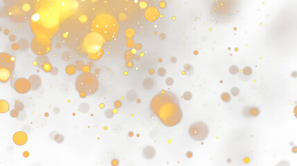 Golden Bokeh Light Background with Sparkles PNG. Stock royalty free

