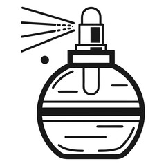 spray bottle vector
