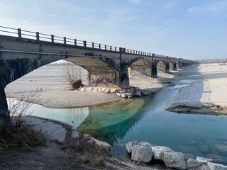 Dignano - Ponte sul fiume Tagliamento