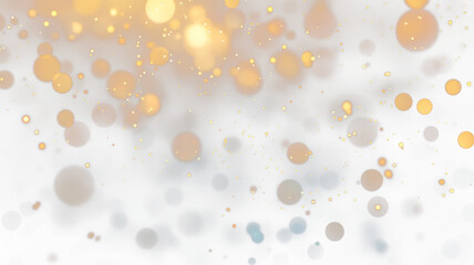 Golden Bokeh Light Background with Sparkles PNG. Stock royalty free

