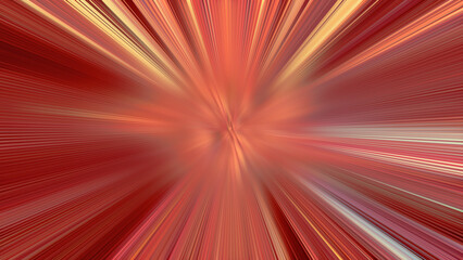 Abstract radial speed lines in warm red and orange with a central burst for dynamic acceleration concepts