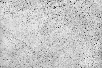 Soapy foam texture of bubble for abstract backgrounds, monochrome wallpaper, pattern.
