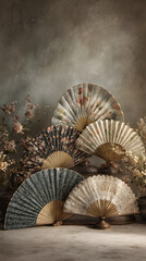 Nostalgic Elegance: A Collection of Exquisite Vintage Fans