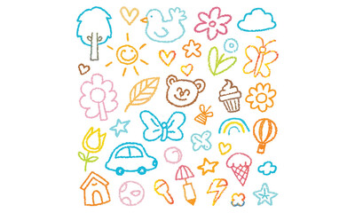 Summer Party geometric poster with simple geometry shapes and figures .