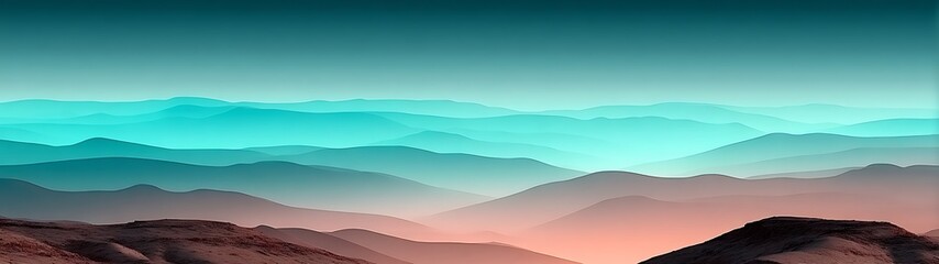 Misty Mountain Range