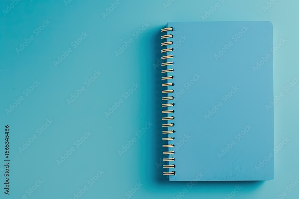 Aufkleber clear pixel image of blue blank notepad with copy space