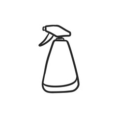 Versatile Hand-Drawn Spray Bottle for Gardening and Cleaning Tasks