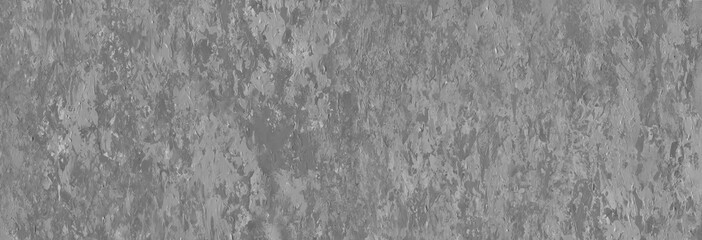 Black and white grunge abstract background of rough oil paint strokes texture for modern wallpaper, textured  pattern, art print, etc. High quality details.
