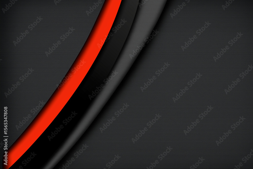 Poster abstract background with dark gray texture and red and black diagonal stripes on the left side