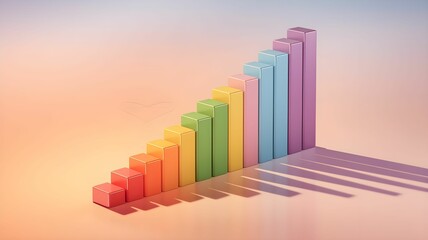 business graph with rising graph