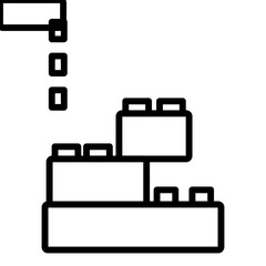 Bricks Toys Icon