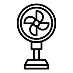 Obraz premium Stand Fan Icon