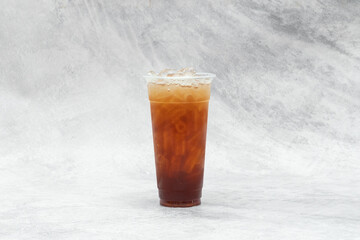 A brightly colored sweet drink made from fruit syrup. Blended with ice