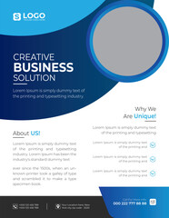 Business Flyer, report design template