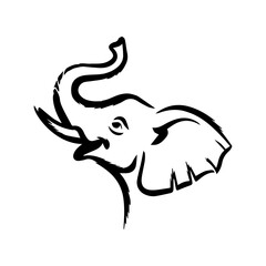 vector illustration of an elephant