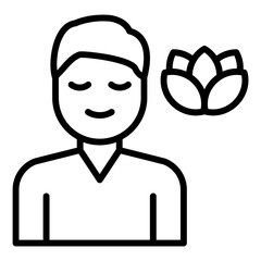 Obraz premium Calm Emotion Icon