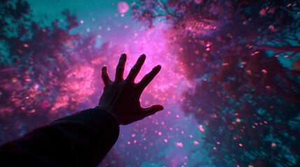 falling into a glowing wormhole – first-person sci-fi illustration ideal for book covers, tech blogs, game art, or concept visuals exploring time travel, virtual reality, or space phenomena