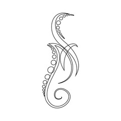 vector illustration of an abstract floral background