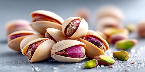 Pistachios in Shells Close-up