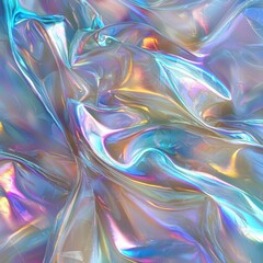 Fototapeta premium Iridescent Abstract Textile Light