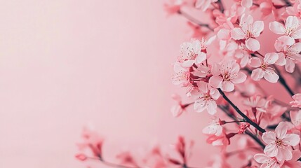 Obraz premium Soft focus pink background, gentle, romantic, dreamy