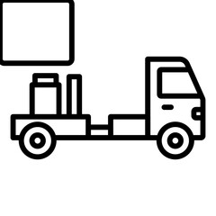Baggage Truck Icon