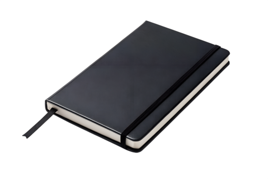 Elegant Black Notebook Professional Journal for Notes, Ideas, and Sketches