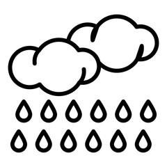 Rainy Clouds Icon
