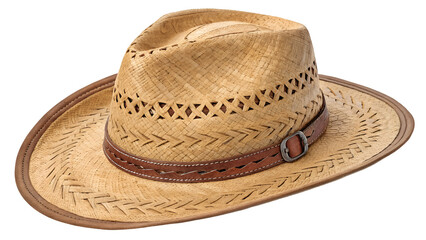 Shop straw cowboy hat for men women unisex summer sun protection western style outdoor fashion accessory 100 character isolated on transparent white background png