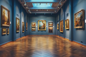 High Detail Picture of Antique Art Gallery Concept
