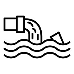 Water Pollution Icon