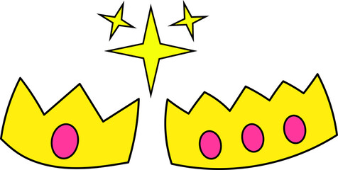 king and queen crowns, coronation, 