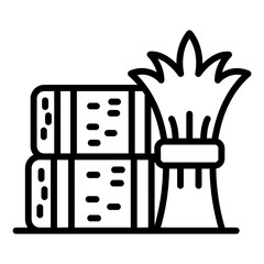 Hay Bale Icon