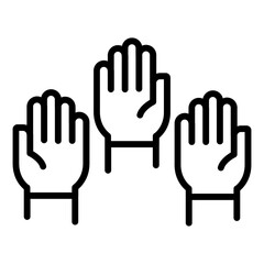 Raise Hand Icon