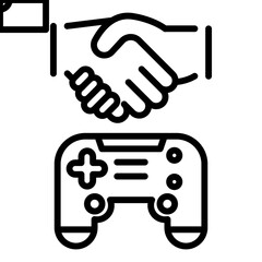 Game Handshake Icon