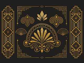 Seamless floral pattern with a vintage ornamental round design, perfect for antique book covers, ornate wallpaper, or decorative tile and carpet textures