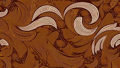 Fototapeta premium tribal ikat fabric with abstract brown background designed for printing on fabric paper curtains wallpaper notebook covers wrapping paper