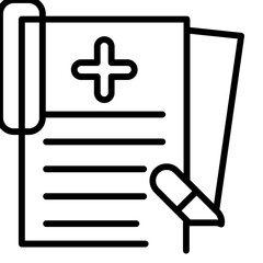 Fototapeta premium Prescription Icon