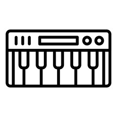 Piano keyboard Icon