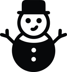 christmas snowman icon © Sanzida