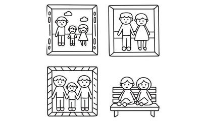 Family Celebration Icons