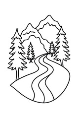 vector illustration of a christmas tree