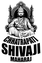 Chhatrapati Shivaji Maharaj Vector Design 7