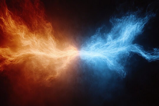 Fire and water collide in chaotic elemental clash in cosmic arena