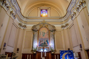 Crecchio, Abruzzo. Parish Church of the Most Holy Savior